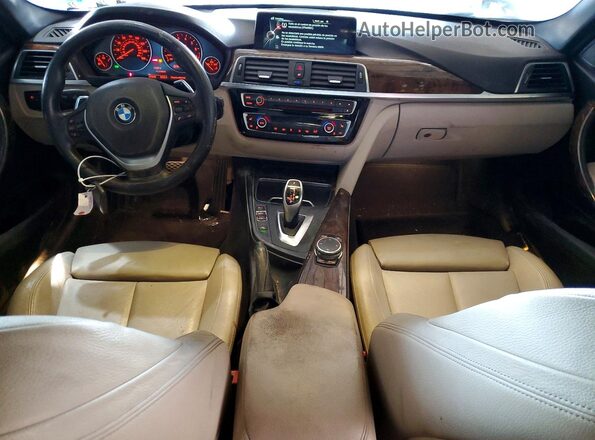 WBA8E3G58GNU03032 2016 BMW 3 SERIES Gray Widok deski rozdzielczej