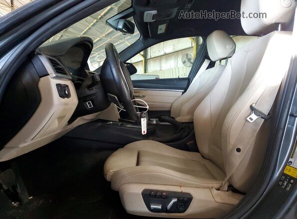 WBA8E3G58GNU03032 2016 BMW 3 SERIES Gray Widok wnętrza z przodu