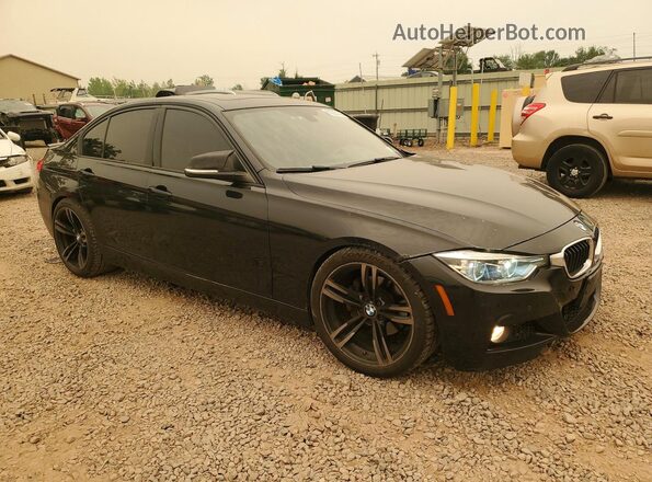 WBA8E3G59GNT75788 2016 BMW 3 SERIES Black წინა მარჯვენა