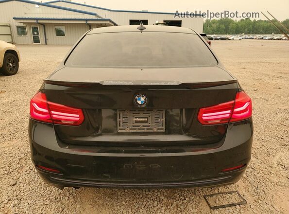 WBA8E3G59GNT75788 2016 BMW 3 SERIES Black უკანა ხედი