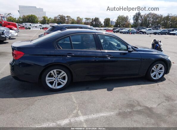 WBA8E3G59GNT78500 2016 BMW 3 SERIES Dark Blue Rear interior view