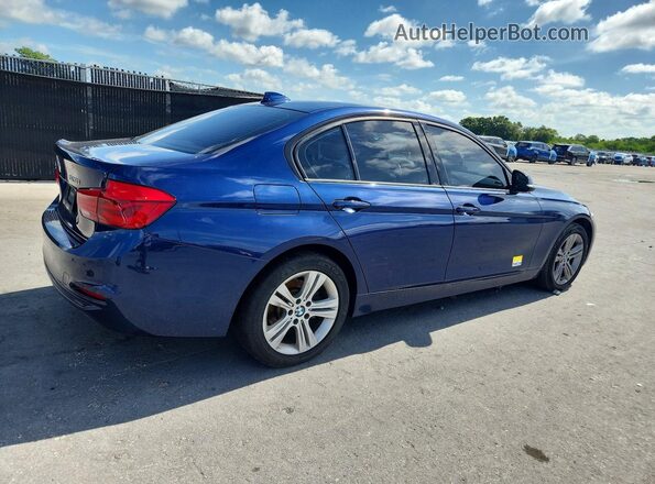 WBA8E3G59GNU04724 2016 BMW 3 SERIES Blue Հետևի աջ