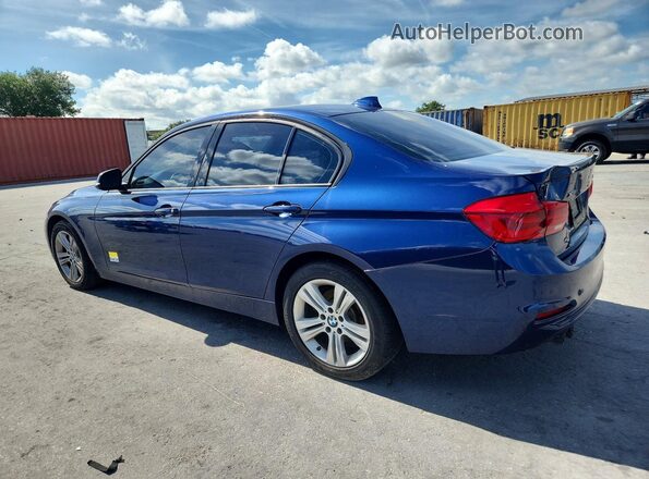 WBA8E3G59GNU04724 2016 BMW 3 SERIES Blue Հետևի ձախ