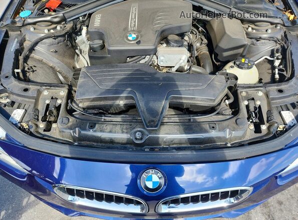 WBA8E3G59GNU04724 2016 BMW 3 SERIES Blue Սալոնի հետևի տեսք