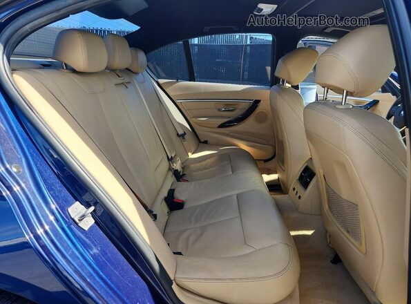 WBA8E3G59GNU04724 2016 BMW 3 SERIES Blue Հետևի նստատեղերի տեսք