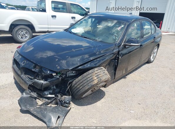 WBA8E3G5XGNU02030 2016 BMW 3 SERIES Black წინა მარცხენა ხედი სამი მეოთხედიდან