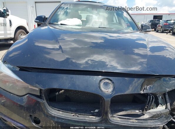 WBA8E3G5XGNU02030 2016 BMW 3 SERIES Black უკანა ხედი