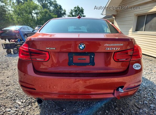 WBA8E5G56JNU46271 2018 BMW 3 SERIES Orange Vista trasera