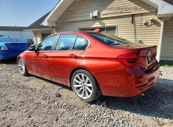 WBA8E5G56JNU46271 2018 BMW 3 SERIES Orange Trasero izquierdo