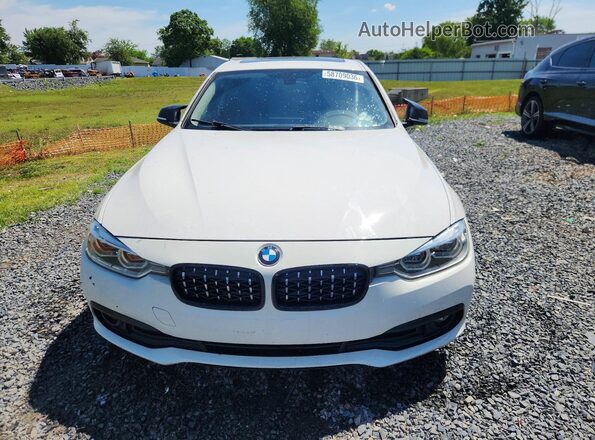 WBA8E5G58JNV01710 2018 BMW 3 SERIES White Vista frontal