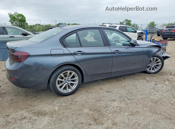 WBA8E5G5XGNT93082 2016 BMW 3 SERIES Gray Trasero derecho