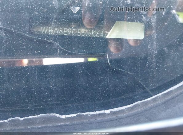 WBA8E9C53GK647679 2016 BMW 3 SERIES Black ძრავის განყოფილების ხედი
