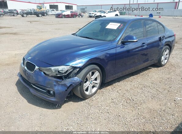 WBA8E9C54GK603433 2016 BMW 3 SERIES Blue Front left