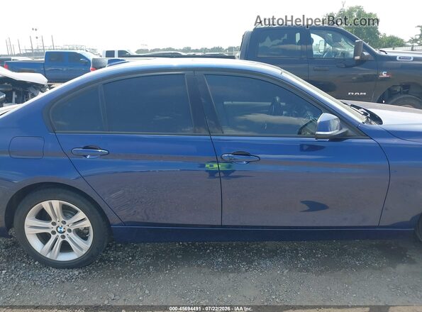 WBA8E9C54GK603433 2016 BMW 3 SERIES Blue Rear interior view