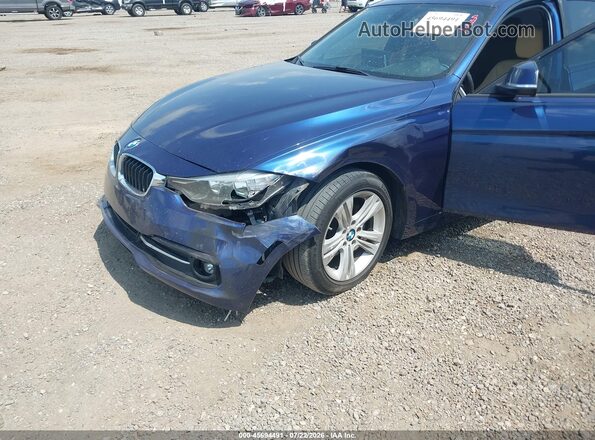 WBA8E9C54GK603433 2016 BMW 3 SERIES Blue Front view