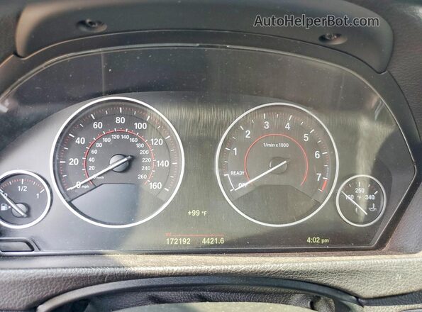 WBA8E9C54GK647111 2016 BMW 3 SERIES White Widok zestawu wskaźników