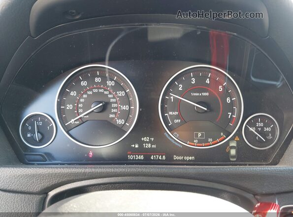 WBA8E9C56GK643741 2016 BMW 3 SERIES Red უკანა სავარძლების ხედი