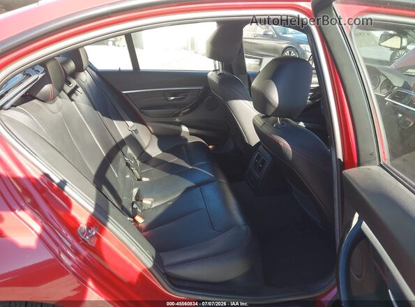 WBA8E9C56GK643741 2016 BMW 3 SERIES Red VIN კოდის სტიკერის ხედი