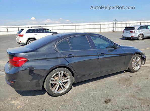 WBA8E9C57GK603880 2016 BMW 3 SERIES Black Tył prawy