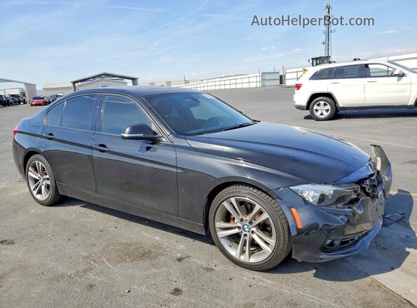 WBA8E9C57GK603880 2016 BMW 3 SERIES Black Przód prawy