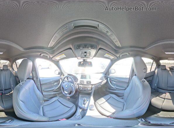 WBA8E9C57GK603880 2016 BMW 3 SERIES Black Widok naklejki z numerem VIN
