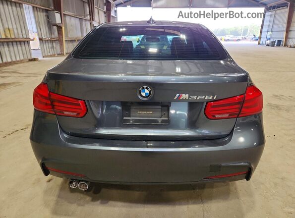 WBA8E9G52GNT46653 2016 BMW 3 SERIES Gray Widok z tyłu