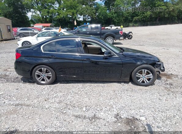 WBA8E9G52GNT47298 2016 BMW 3 SERIES Black უკანა სალონის ხედი