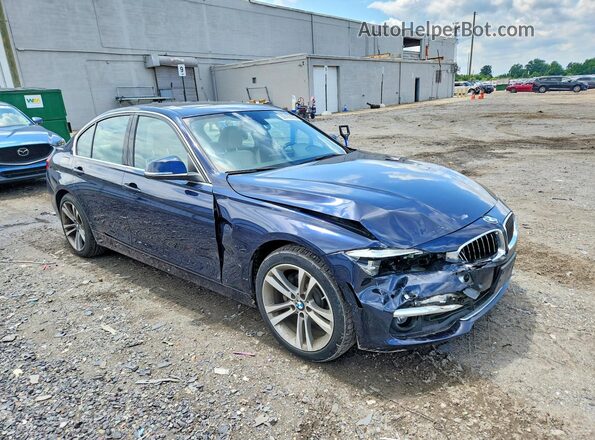 WBA8E9G53GNT46970 2016 BMW 3 SERIES Blue Առջևի աջ