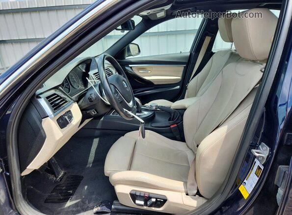 WBA8E9G53GNT46970 2016 BMW 3 SERIES Blue Սալոնի դիմացի տեսք