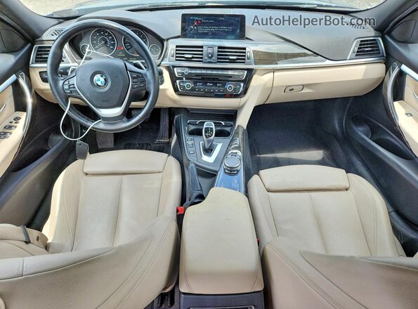 WBA8E9G53GNT46970 2016 BMW 3 SERIES Blue Առջևի վահանակի տեսք