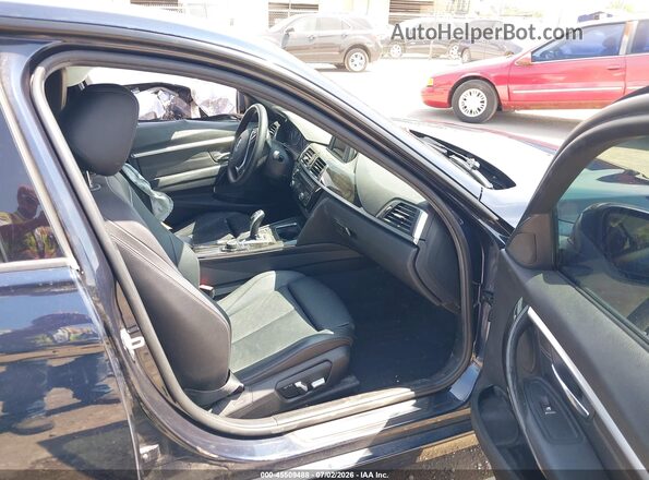 WBA8E9G54GNT44659 2016 BMW 3 SERIES Синий Вид салона спереди
