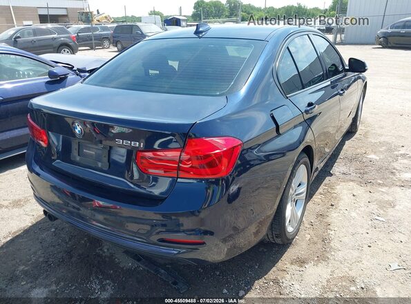 WBA8E9G54GNT44659 2016 BMW 3 SERIES Синий Задняя правая четверть