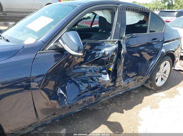 WBA8E9G54GNT44659 2016 BMW 3 SERIES Синий Вид спереди