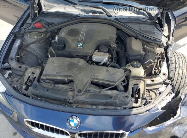 WBA8E9G54GNT44693 2016 BMW 3 SERIES Blue Rear interior view