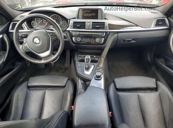 WBA8E9G54GNT44693 2016 BMW 3 SERIES Blue Dashboard view