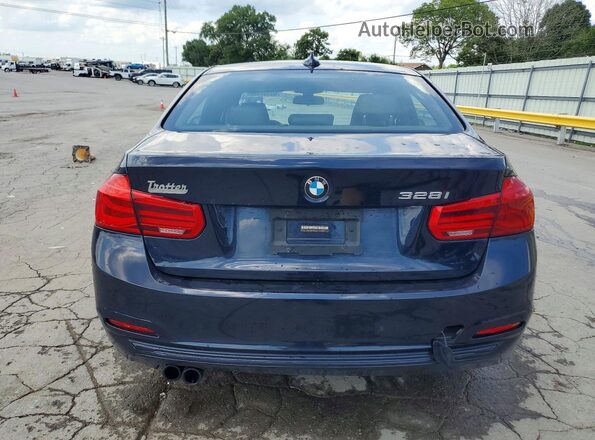 WBA8E9G54GNT44693 2016 BMW 3 SERIES Blue Rear view
