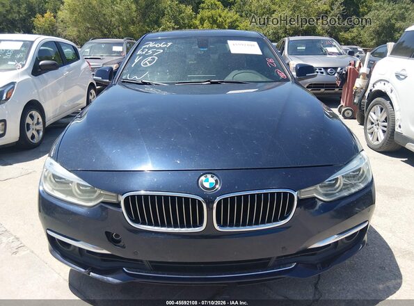 WBA8E9G55GNT45397 2016 BMW 3 SERIES Navy ხელსაწყოთა პანელის ხედი