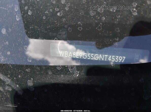 WBA8E9G55GNT45397 2016 BMW 3 SERIES Navy ძრავის განყოფილების ხედი