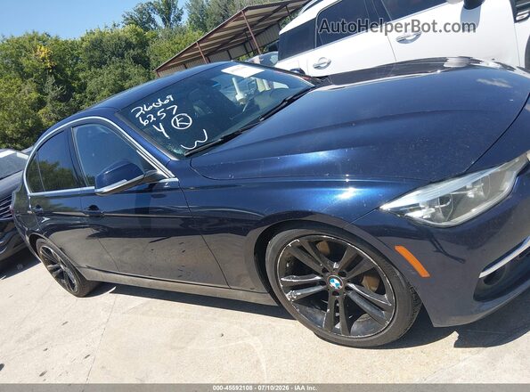 WBA8E9G55GNT45397 2016 BMW 3 SERIES Navy უკანა სალონის ხედი