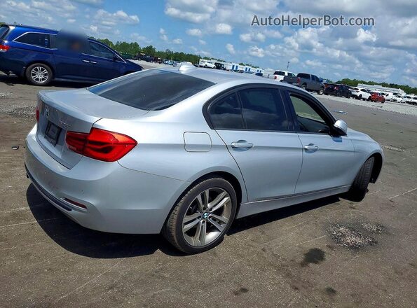 WBA8E9G56GNT85259 2016 BMW 3 SERIES Silver Tył prawy