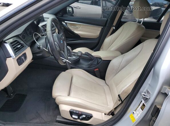 WBA8E9G57GNT42985 2016 BMW 3 SERIES Silver წინა სალონის ხედი