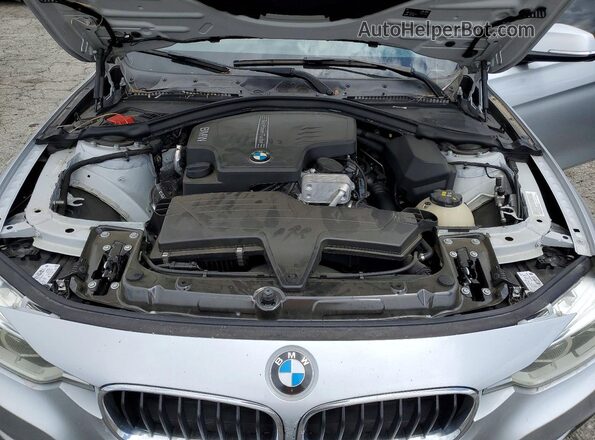 WBA8E9G57GNT42985 2016 BMW 3 SERIES Silver უკანა სალონის ხედი