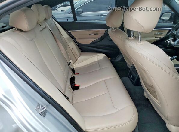 WBA8E9G57GNT42985 2016 BMW 3 SERIES Silver უკანა სავარძლების ხედი