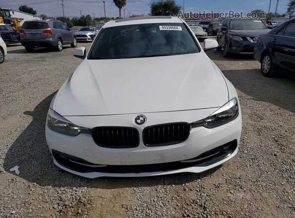 WBA8E9G57GNT44798 2016 BMW 3 SERIES White Widok z przodu
