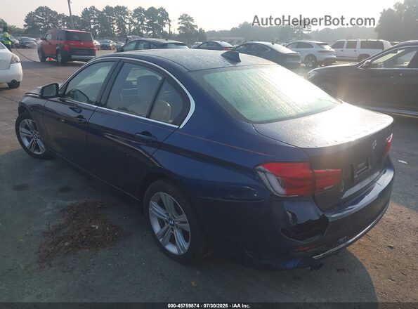 WBA8E9G57GNU29348 2016 BMW 3 SERIES Blue Հետևի ձախ