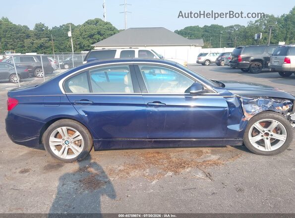 WBA8E9G57GNU29348 2016 BMW 3 SERIES Blue Սալոնի հետևի տեսք