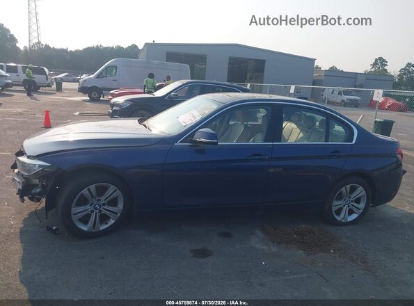 WBA8E9G57GNU29348 2016 BMW 3 SERIES Blue Սալոնի 360 աստիճան տեսք