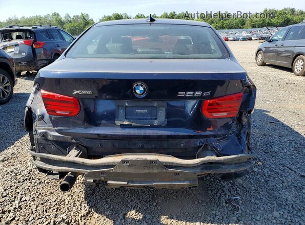 WBA8F1C52GK438464 2016 BMW 3 SERIES Blue უკანა ხედი