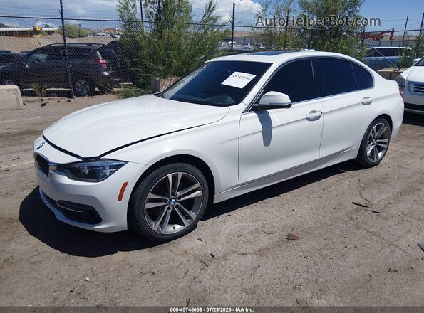 WBA8F1C55JK898371 2018 BMW 3 SERIES White Front left