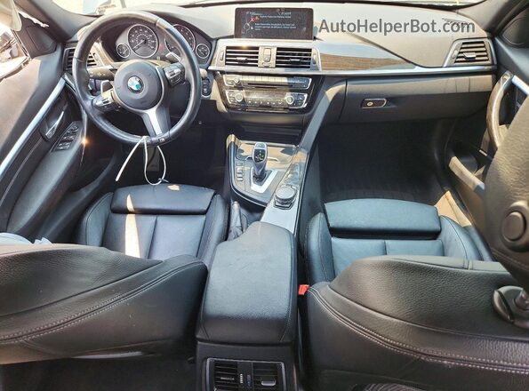 WBA8G5C59GK442841 2016 BMW 3 SERIES Gray Вид панелі приладів